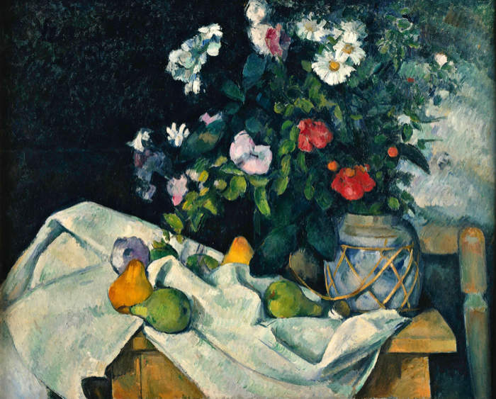 Paul Cezanne - Still life with flowers