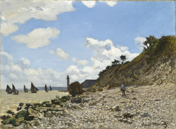 Claude Monet - The Beach at Honfleur