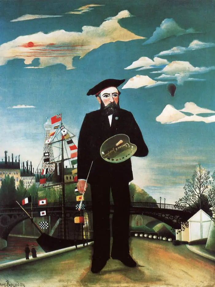 Henri Rousseau - Self Portrait as an Artist