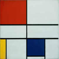 Piet Mondrian - one of the founders of abstract art