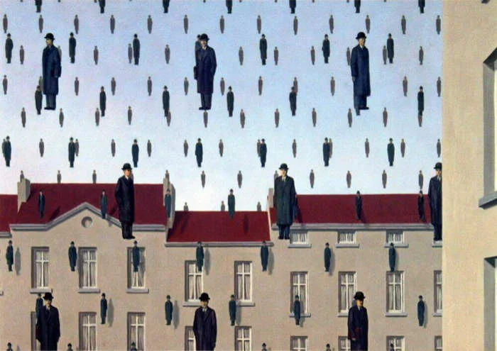 René Magritte - golconda