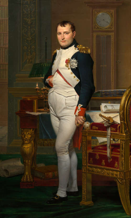 The Emperor Napoleon in his Study - Jacques Louis David