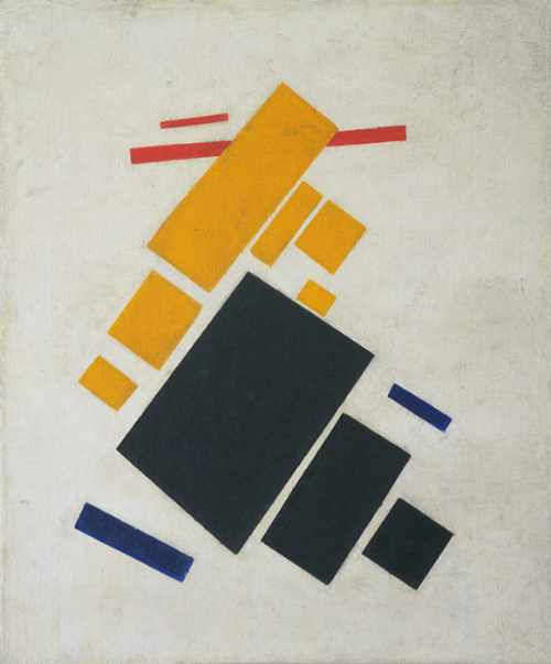 Airplane Flying: Suprematist Composition, 1915 - Kazimir Malevich