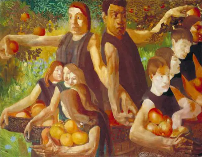 Apple Gatherers 1912-3 Sir Stanley Spencer