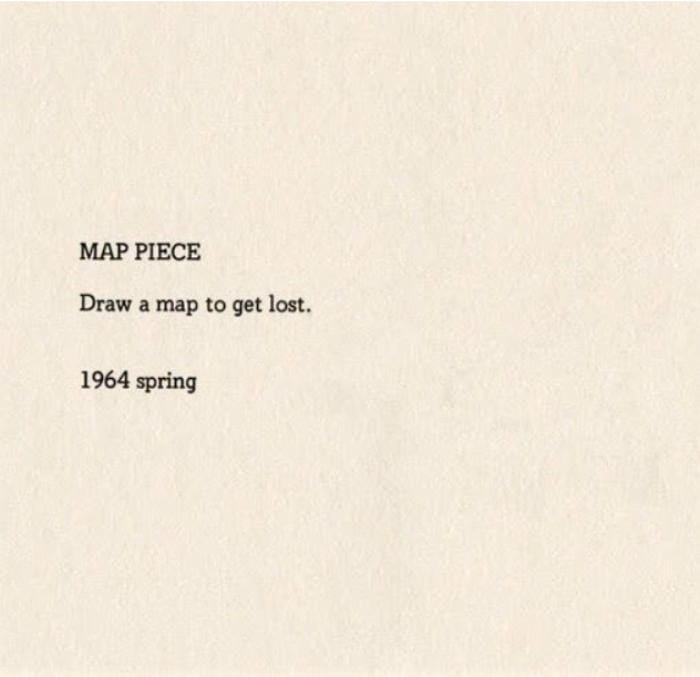 Yoko Ono – Map Piece 1964 Yoko Ono - Map Piece 1964