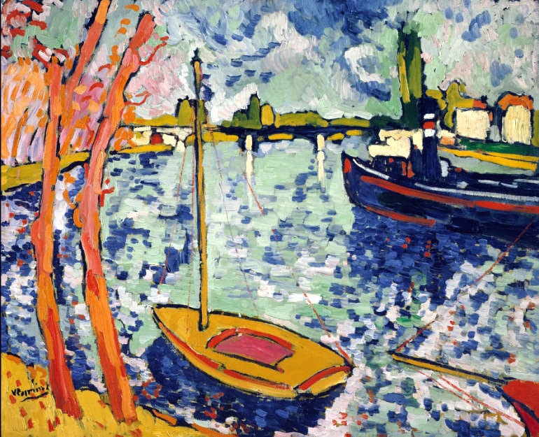 Maurice de Vlaminck - The River Seine at Chatou, 1906